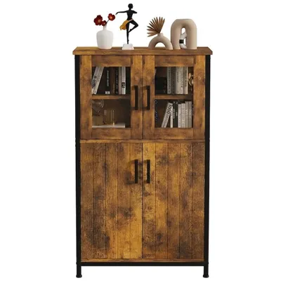 Produktbild von Rustikale Kommode, Retro-Vintage-Loft-Sideboard für Esszimmer und Küche