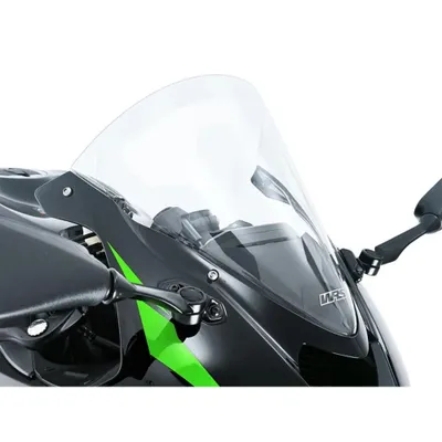 Produktbild von Wrs Kawasaki Ninja 400 2018 Ka017t Windschutzscheibe Schwarz Schwarz One Size