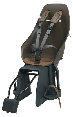 Image de Siège arrière pour vélo Urban Iki, compatible avec fixation sur porte-bagages, couleur marron (Koge Brown / Kurumi Brown)