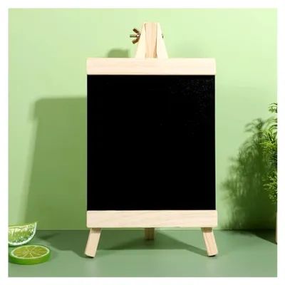 Produktbild von Holz Kreidetafel mit Ständer 16X29cm Leichte Tischtafel für Ladenauslage und Hochzeitsbeschilderung mit Schneller Reinigung