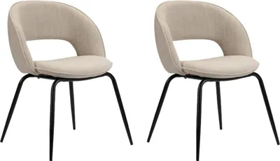 Produktbild von 2er-Set Polsterstühle Rainbow - Beige