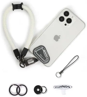 Productafbeelding van Polsband voor telefoon ×1, bevestigingspads ×2, handpolsbandje voor telefoon, telefoonhouder