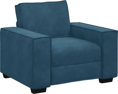Produktbild von vidaXL Sessel Blau 100x78x84 cm Samt