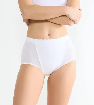 Image de Sloggi slip control maxi white femmes