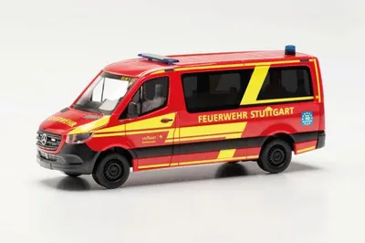 Produktbild von Herpa MB Sprinter 18 Bus Feuerwehr Stuttgart Branddirektion 097345