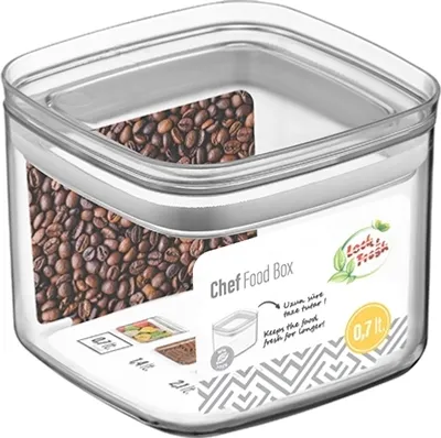 Produktbild von Quadratische Lunchbox 700ml mit Silikondichtung
