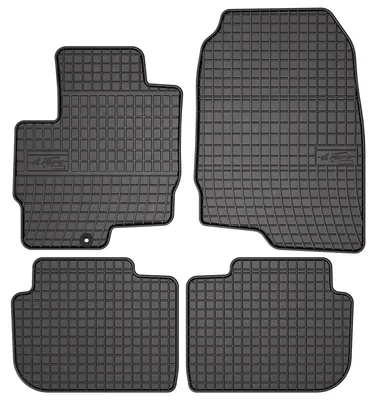 Zdjęcie produktu dla Dywaniki gumowe do Mitsubishi Colt VII 2008-2012 (hatchback) – 4 szt., czarne, dopasowane – Wielganizator SolidPRO