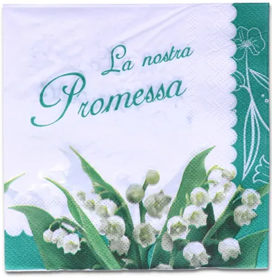 Papierservietten für Hochzeit, 20 Stück, 33 x 33 cm, 2-lagig