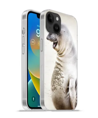 Produktbild von MuchoWow® Handyhülle Schutzhülle Hülle für Apple iPhone 14 Plus - Soft case Seeelefant - Lustig - Lachen - Kinder - Jungen - Mädchen - Kinder Silikon Softcase Handy Hülle - Abbildung