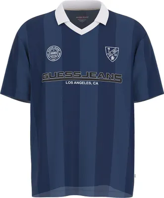 Produktbild von Guess Jeans Soccer Kurzarm-poloshirt Blau S Herren Blau S