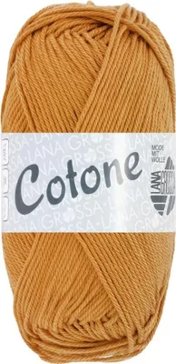A ball of yarn with a label.