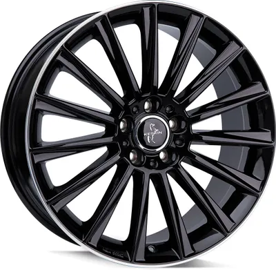 Produktbild von 17 Zoll KESKIN KT18 5x112 ET38 Alufelgen BLACK LIP POLISH