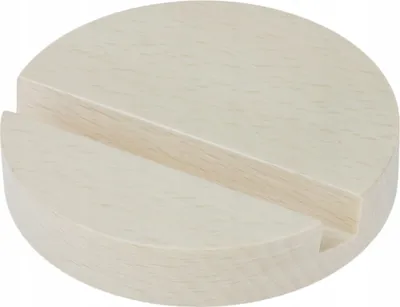 Produktbild von Holzständer für Telefon, rund, ECO, Buche