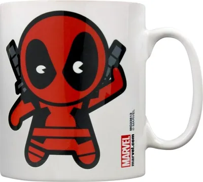 Immagine prodotto di Marvel - Tazza da caffè, Kawaii PM1890 (taglia unica) (bianco/rosso)