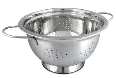 Image de Kinghoff passoire profonde en acier 28cm avec poignées KH1238