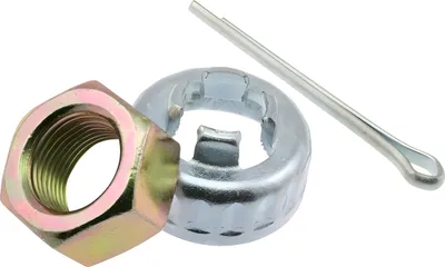 Produktbild von Mutter M16 inkl. Sicherungskäfig + Splint Radwelle für Piaggio