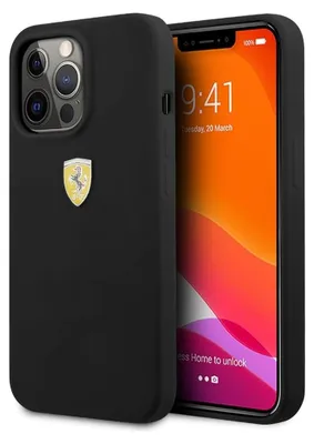 Produktbild von Ferrari Fessihcp13Lbk Iphone 13 Pro / 13 6,1 Czarny/Schwarz Hardcase Silikon
