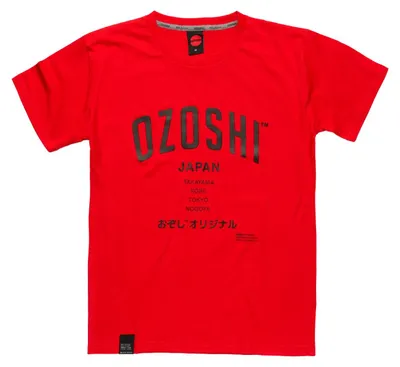Image de T-shirt Ozoshi « Atsumi » pour homme PP9016 (L) (rouge)