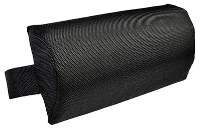 Image de Oreiller cervical, mousse à mémoire de forme, format de voyage, 1 pièce, noir