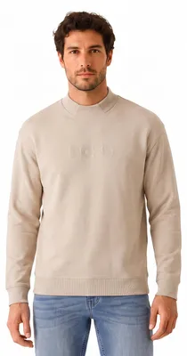Produktbild von BOSS Herren-Sweatshirt mit Rundhalsausschnitt aus Baumwolle 50561510