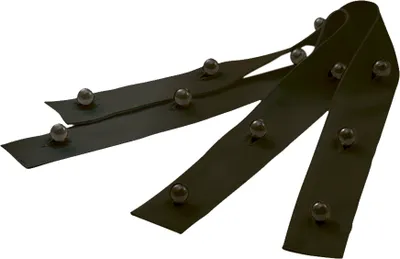 Produktbild von 6-Knopfleiste f. Kochjacken Fb. schwarz : 65% Polyester 35%Baumwolle 220 g/m² : schwarz