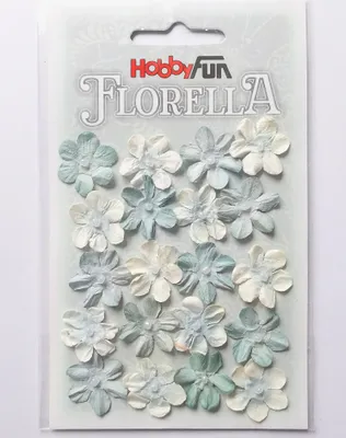 Produktbild von FLORELLA Blüten hellblau - 2,0 cm