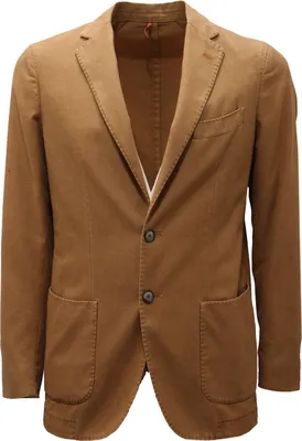 Obrázek produktu pro 2036AG giacca uomo PANAMA JACKET hnědá bunda ze směsi bavlny pánská