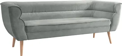 Produktbild von MIRJAN24 Sofa Bal 3, Polstersofa mit Wellenfeder, Holzfüße, Wohnzimmer Kollektion (Farbe: Kronos 53)