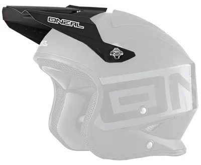 Produktbild von O'NEAL Helmschirm Slat Solid Visor, Schwarz