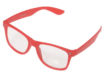 Produktbild von Miobo Nerd Brille Klarglas Rot