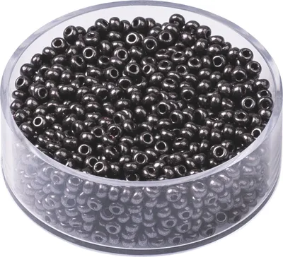 Produktbild von KNORR PRANDELL 213118661 Böhmische Rocailles Ø 25 mm Glas anthrazit