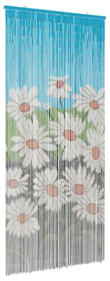 Obrázek produktu pro vidaXL Síť proti hmyzu do dveří, vícebarevná, 200 x 90 cm, bambus