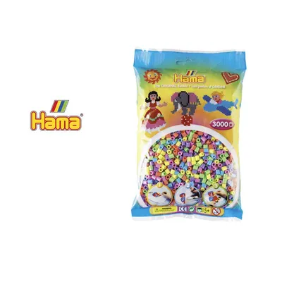 Obrázok produktu pre Hama Beads 201-50, Detská remeselná súprava, 5 rok / roky, PVC, Viacfarebný, 3000 kusov