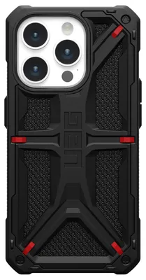 Zdjęcie produktu dla Etui UAG Monarch do iPhone 15 Pro - czarny kevlar