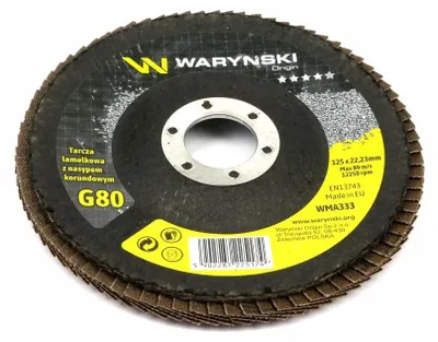 Produktbild von Waryński 125mm Lamellenschleifscheibe GR80 Korund
