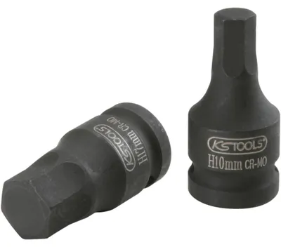 Produktbild von KS Tools 1/2 Kraft-Bit-Stecknuss Innensechskant, kurz, 1/4