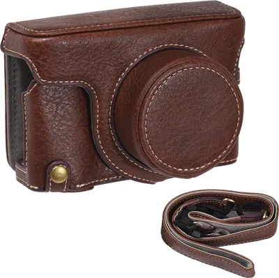 Produktbild von Tragbare Kameratasche Kunstleder Kamera Tragetasche mit Schultergurt Ersatz fuer Fujifilm X100V/ X100F Kamera
