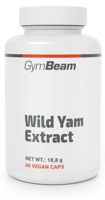 Produktbild von GymBeam - Wilde Yamswurzel-Extrakt, 60 Kapseln