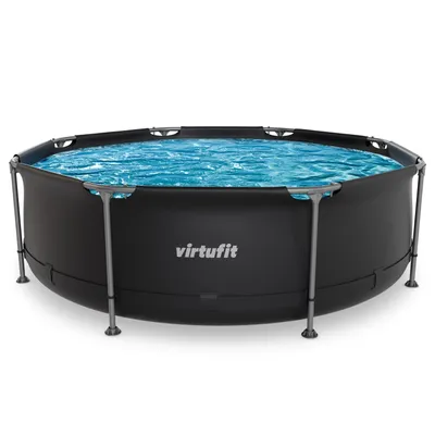 Produktbild von VirtuFit Rundpool Ø 244 x 76 cm Anthrazit – ohne Pumpe
