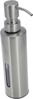 Produktbild von Seifenspender aus Edelstahl, praktische Shampooflasche, wiederverwendbarer Lotionspender