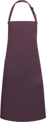Zdjęcie produktu dla Karlowsky BLS4 | Podstawowy fartuch śliniakowy z klamrą - 75 x 90 cm - Kolor: bakłażan (ok. Pantone 209C) - Rozmiar: 75 x 90 cm (szerokość x długość)