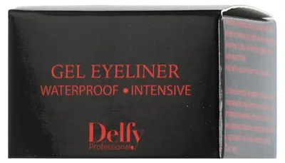 Imagen del producto de Delfy Cosmetics: Delineador de ojos a prueba de agua + Gel delineador de ojos intenso (2 g)