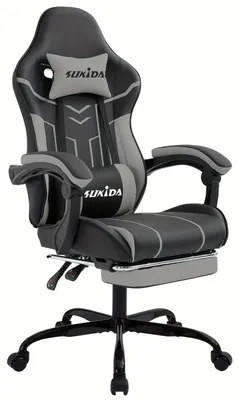 Immagine prodotto di Sedia da gaming - Sedia da ufficio - Sedia da gaming - Sedia da ufficio - Sedia da gaming nera e verde