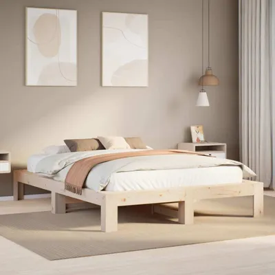Obrázek produktu pro Maison Exclusive - Postel bez matrace 140 x 190 cm masivní borovice