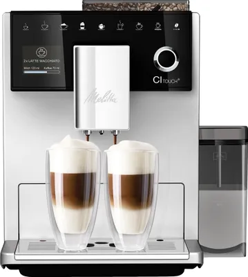 Produktbild von Melitta CI Touch F630-101 Kaffeevollautomat One Touch Funktion TFT-Farbdisplay Silber