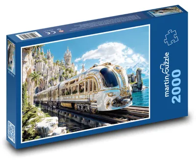 Obrázek produktu pro martinpuzzle - Puzzle 2000 - Vlak - lokomotiva