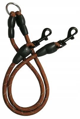 Immagine prodotto di Guinzaglio doppio "Nobleza" per 2 cani, 0,8 x 40 cm, resistente