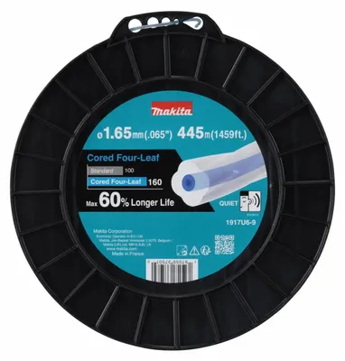 Immagine prodotto di Filo per tosaerba Makita Cored Four-Leaf 1,65 mm x 445 m  - 1917U6-9