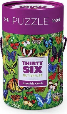 Image de Puzzle Tube - 36 papillons (100 pièces)