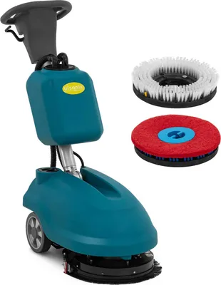 Zdjęcie produktu dla Szorowarka akumulatorowa do czyszczenia podłóg 35 cm 15 l 160 obr./min